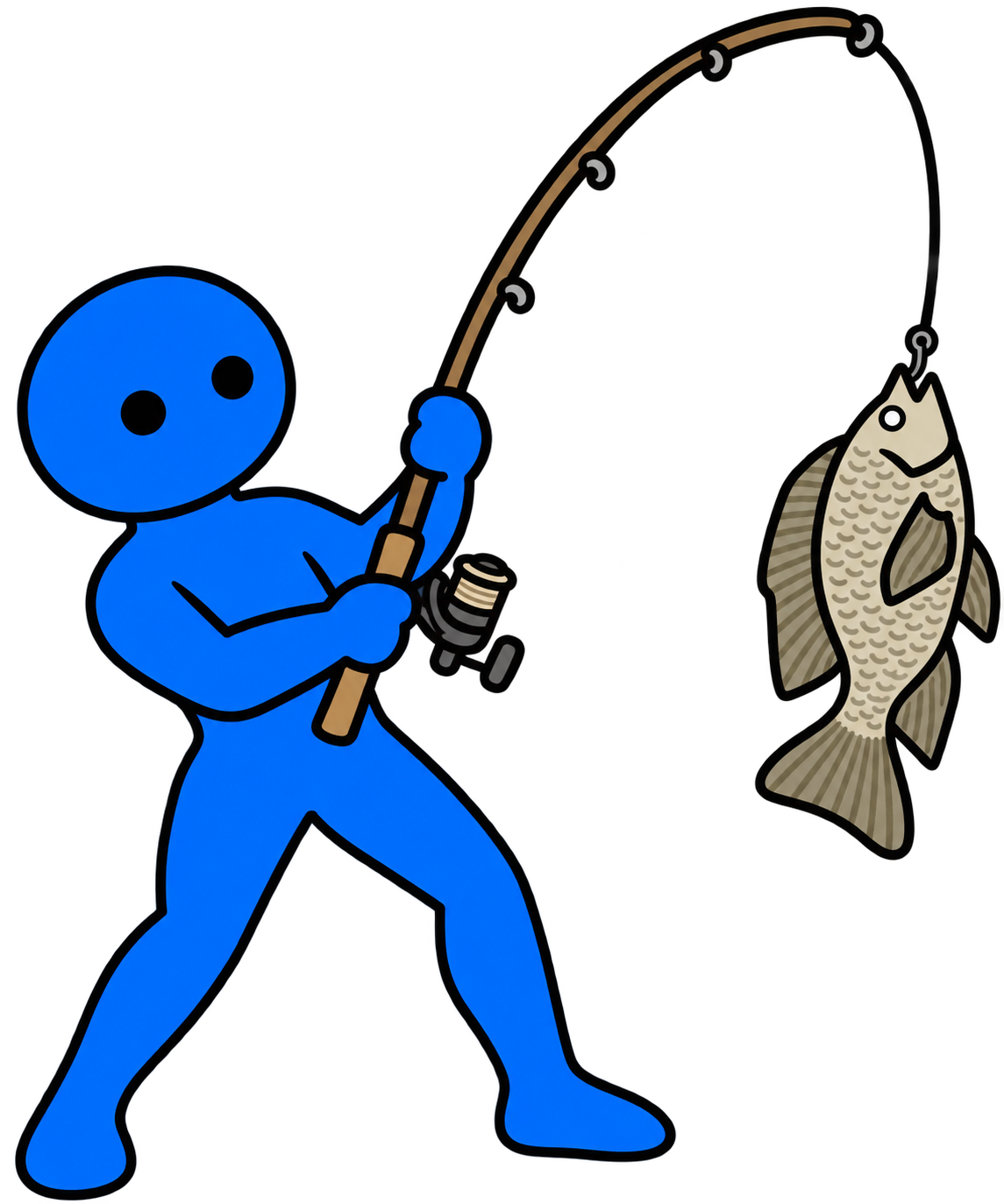 A CITY avatar fishing